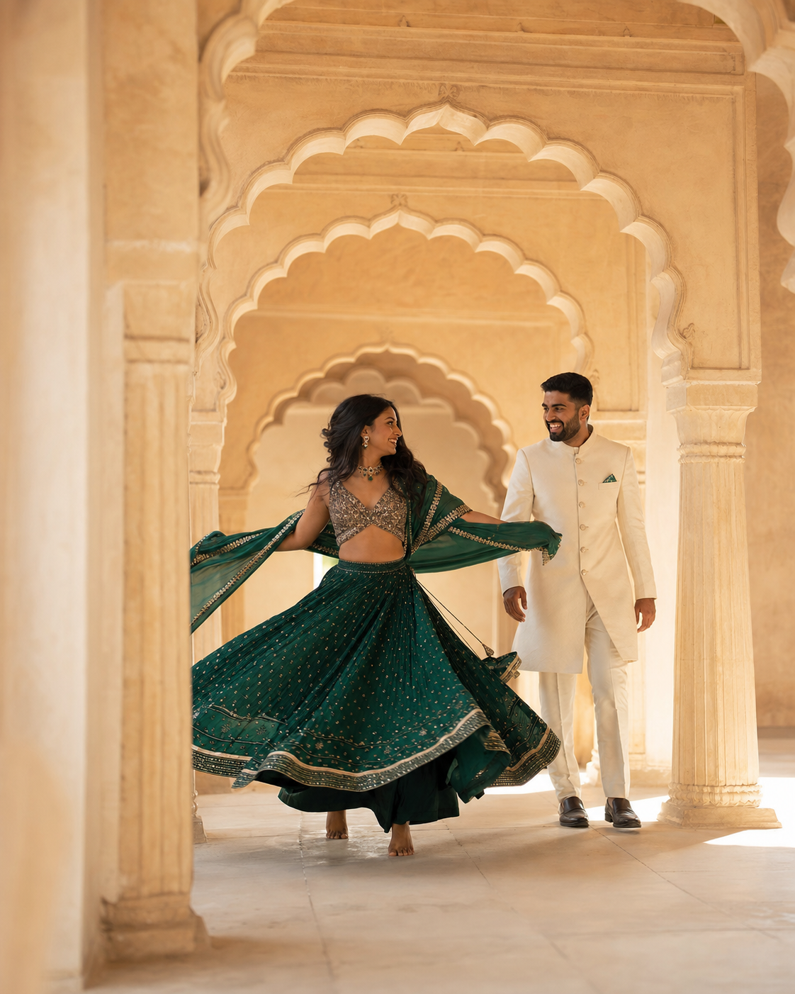 Pre-wedding couple